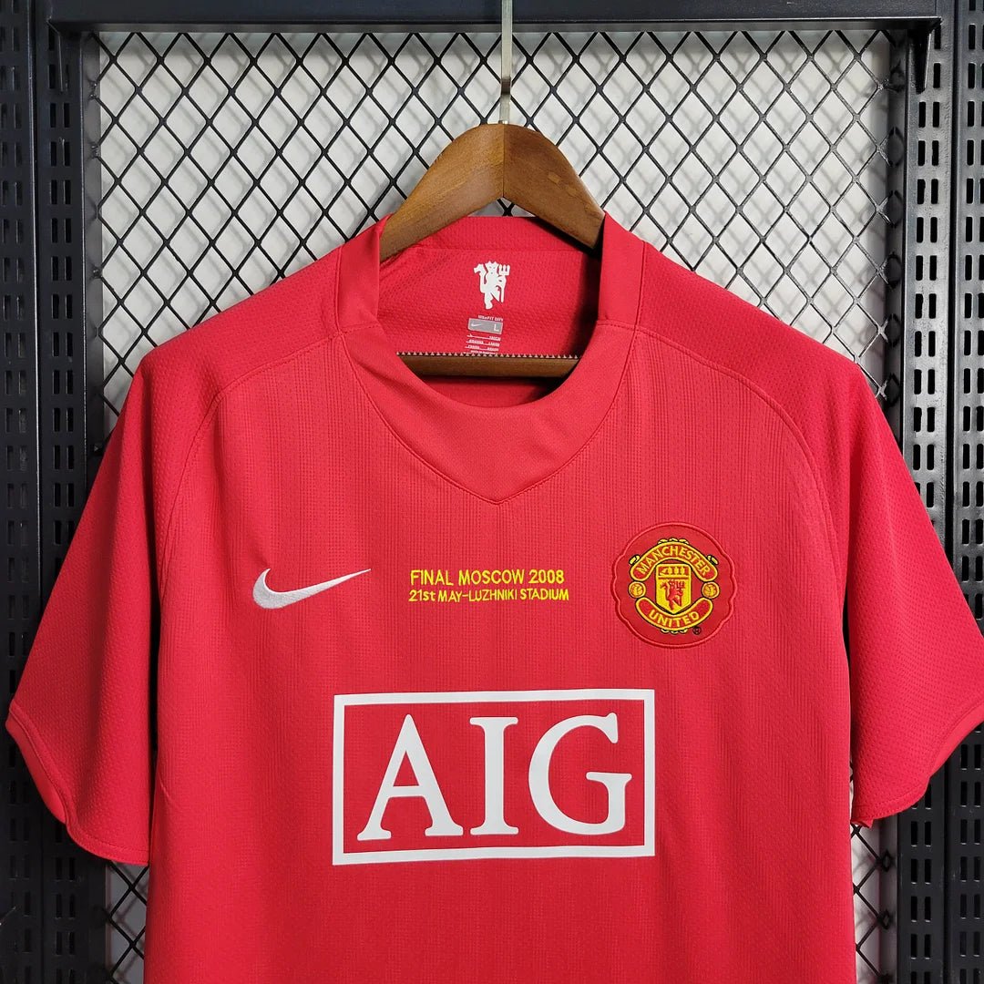 Man United 2007 Shirt UCL Home