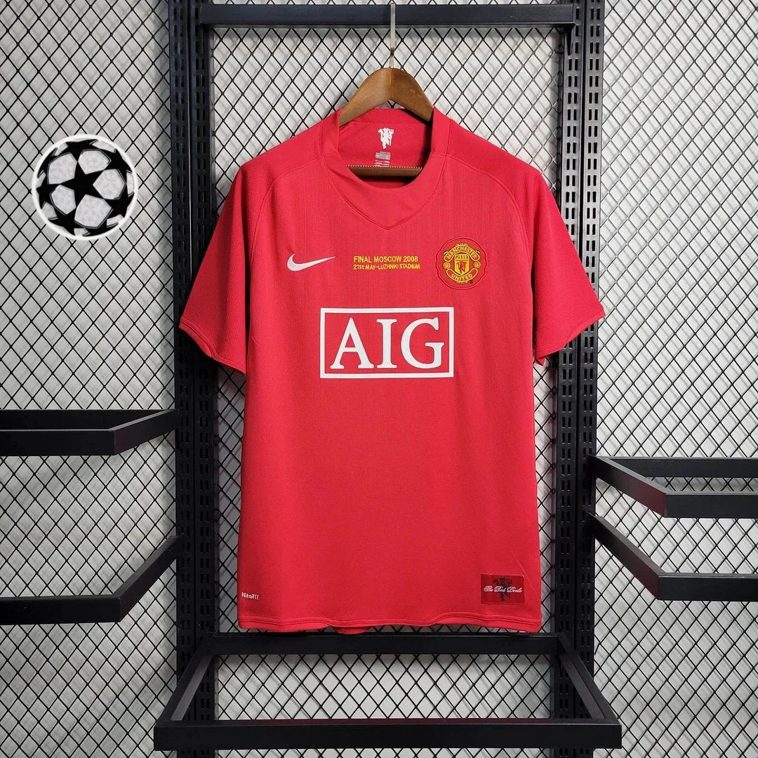 Man United 2007 Shirt UCL Home