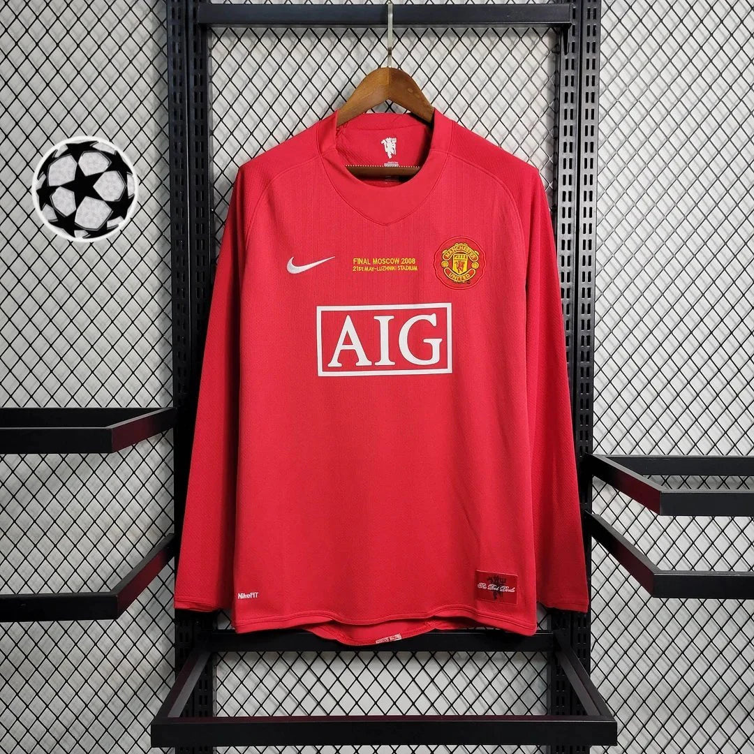 Man United 2007 LongSleeve UCL Home